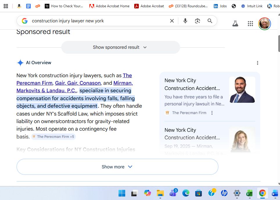 AI response screenshot for Gair Gair Conason - Google AI Overview