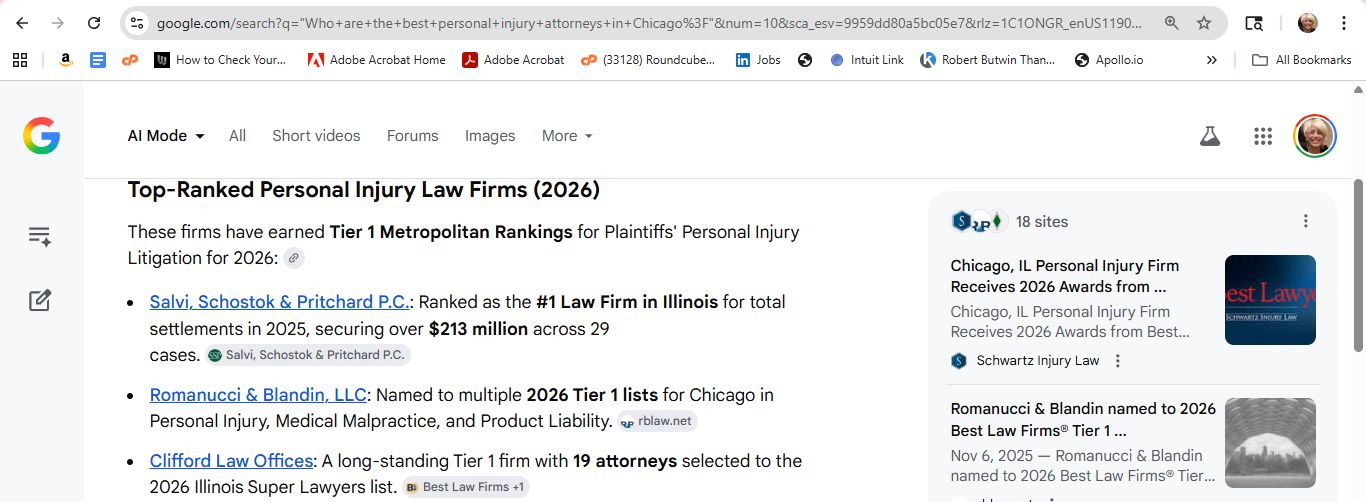 AI response screenshot for Trapp & Geller - Google AI Overview
